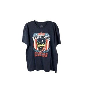 FUNKO POP! Men's Marvel Civil War XL  Captain America Patriot 4th of July